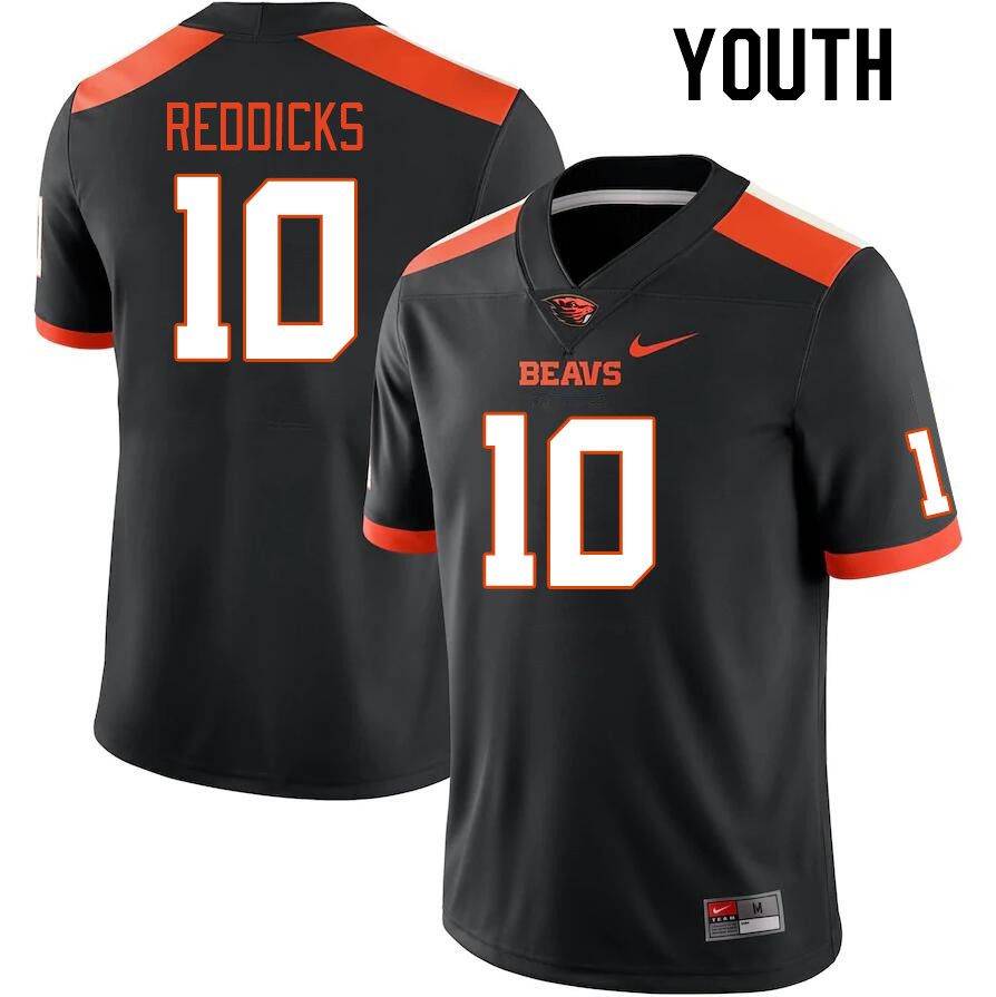 Youth #10 Tastean Reddicks Oregon State Beavers College Football Jerseys Stitched Sale-Black